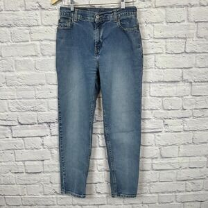 VTG 2002 Levis 550 Jeans Womens 10P 28x28 Blue Denim Relax‎ Taper High Rise Y2K
